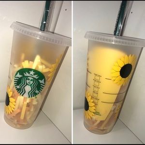 Sunflower Starbucks Cup